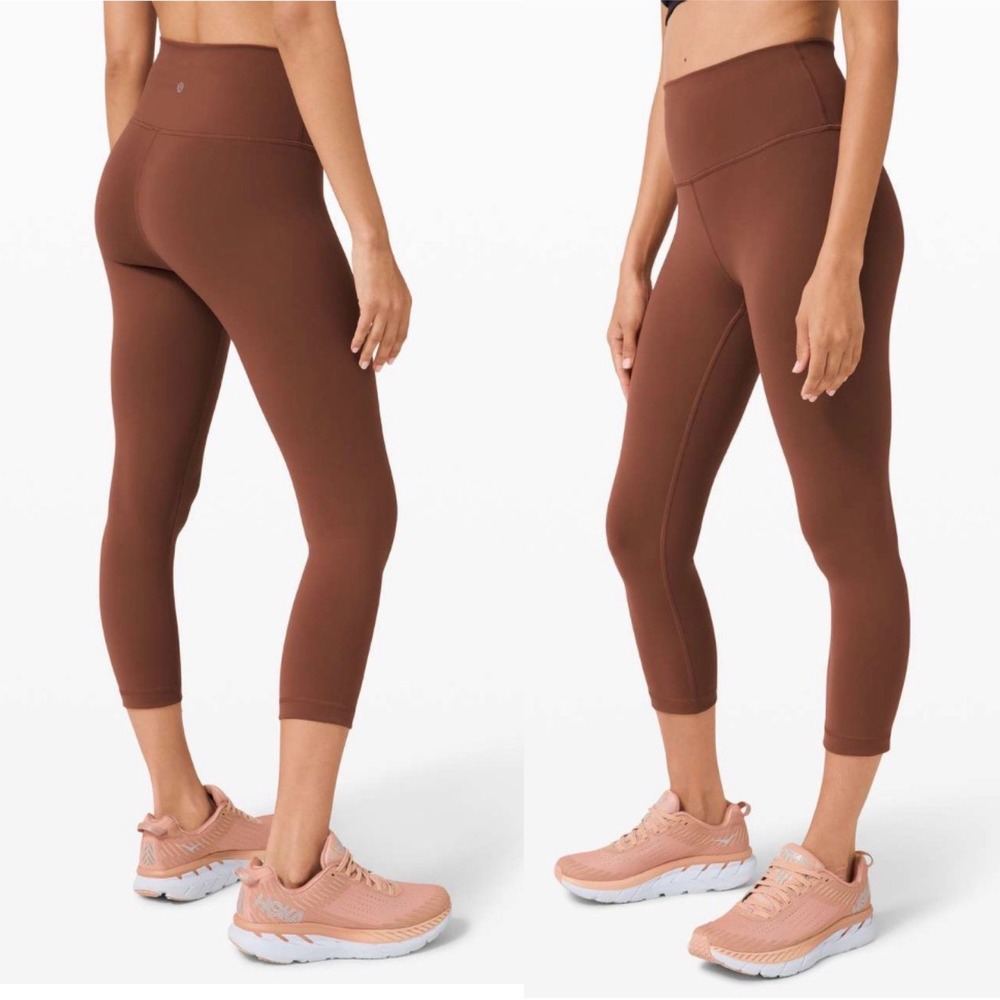 Lululemon Wunder Train High-Rise‎ Crop21" Ancient Copper Size 6 - Picture 3 of 11